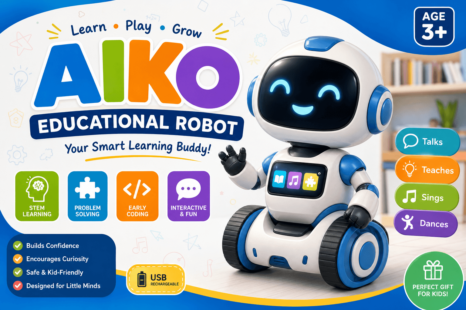 Robot Éducatif Interactif pour Enfants (IoT + IA)