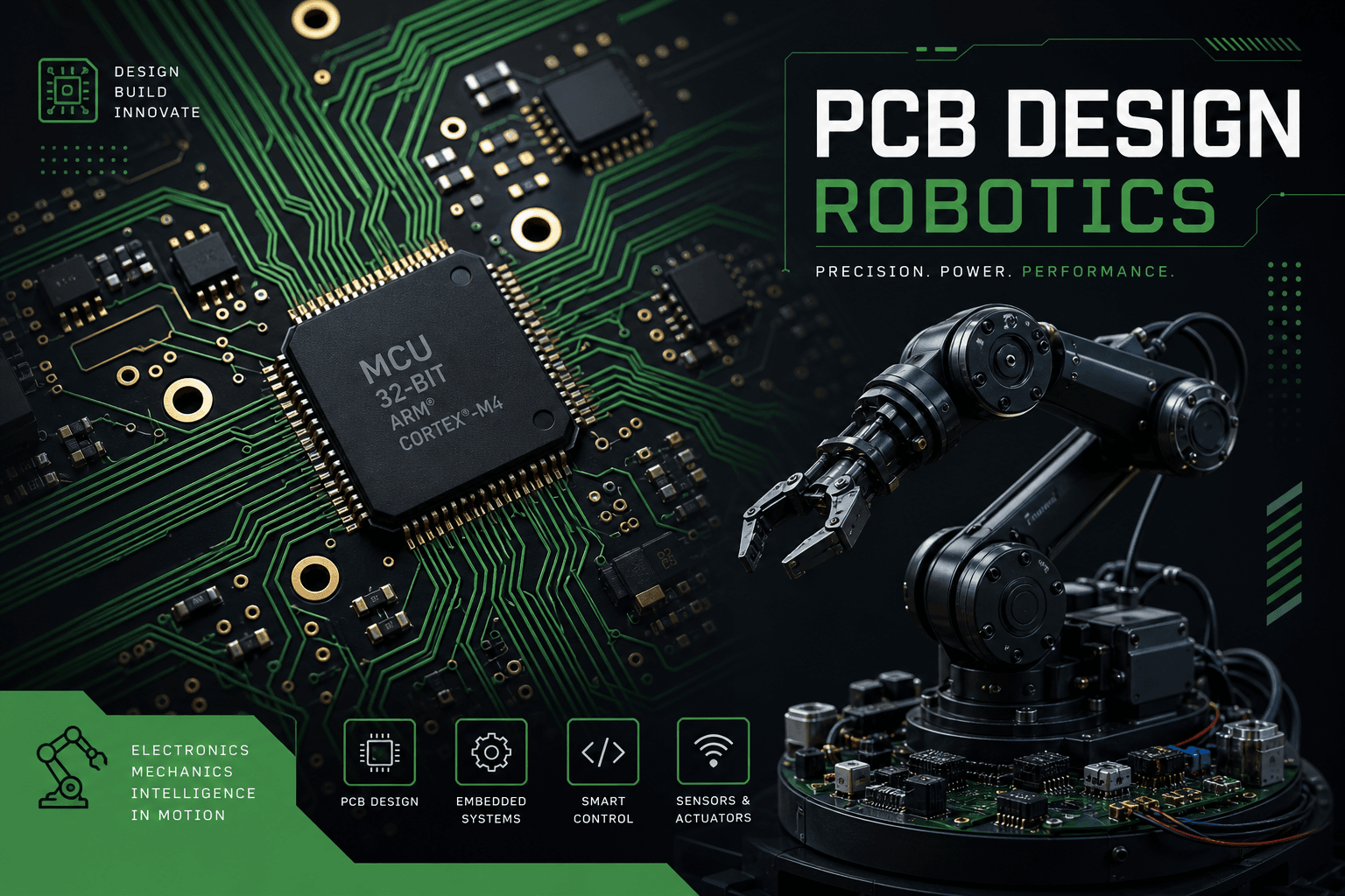 Conception et Développement de Cartes PCB pour Systèmes Robotiques